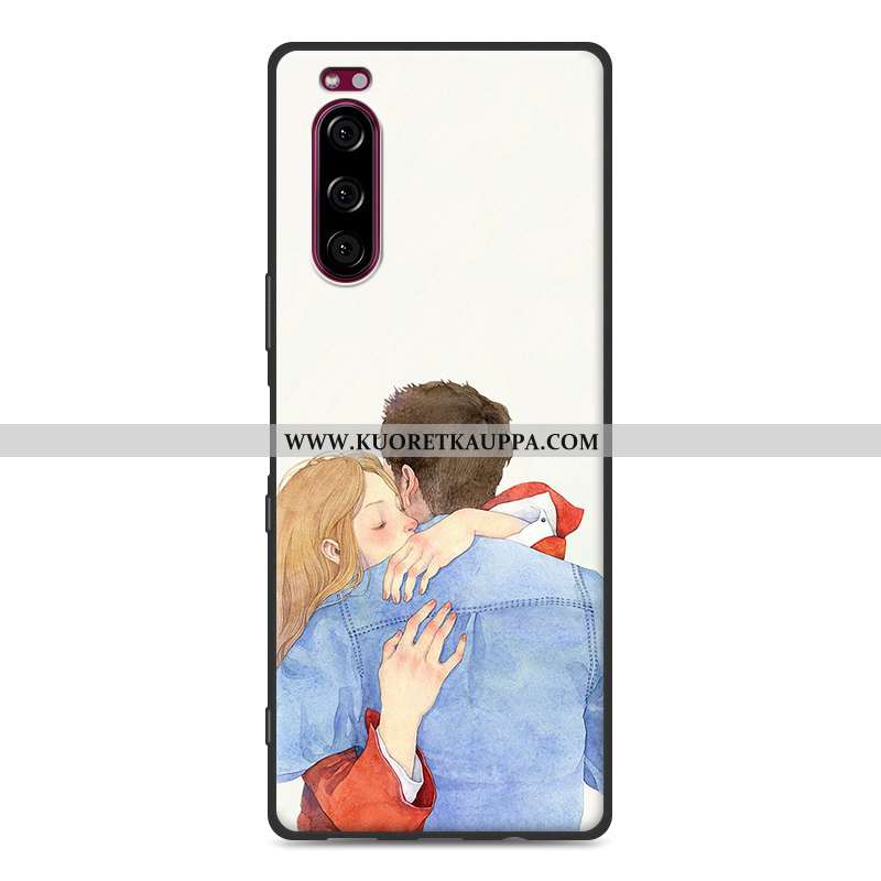 Kuori Sony Xperia 5, Kuoret Sony Xperia 5, Kotelo Sony Xperia 5 Suojaus Pehmeä Neste Sininen All Inc