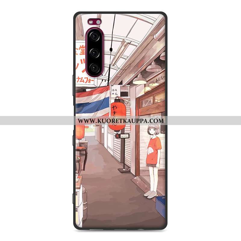 Kuori Sony Xperia 5, Kuoret Sony Xperia 5, Kotelo Sony Xperia 5 Suojaus Pehmeä Neste Sininen All Inc