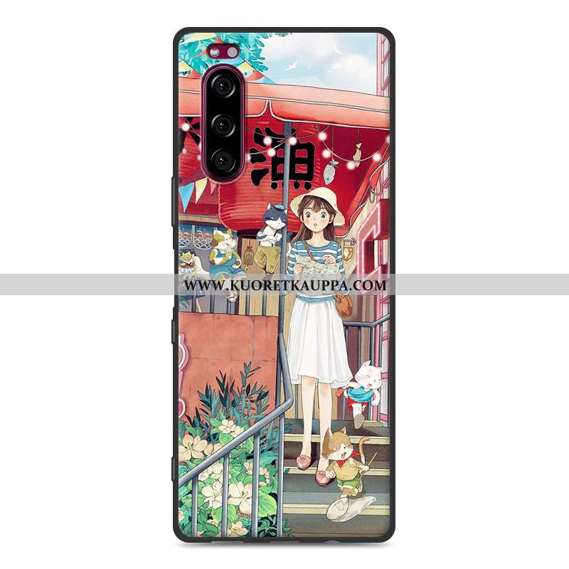 Kuori Sony Xperia 5, Kuoret Sony Xperia 5, Kotelo Sony Xperia 5 Suojaus Pehmeä Neste Sininen All Inc