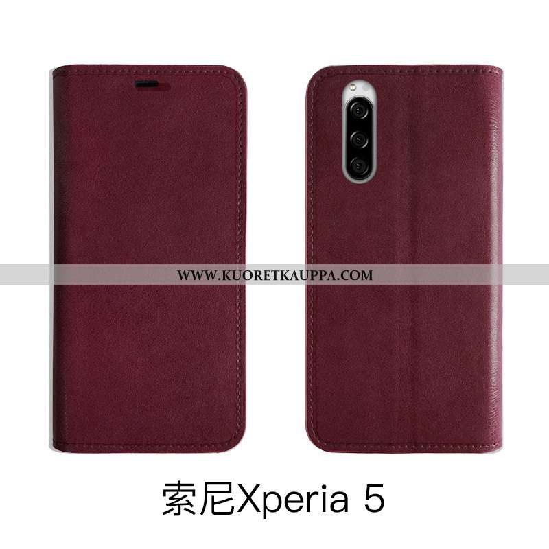 Kuori Sony Xperia 5, Kuoret Sony Xperia 5, Kotelo Sony Xperia 5 Vuosikerta Pehmeä Neste Valo Puhelim