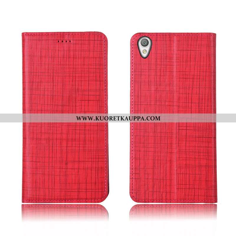 Kuori Sony Xperia L1, Kuoret Sony Xperia L1, Kotelo Sony Xperia L1 Aito Nahka Pehmeä Neste Simpukka 