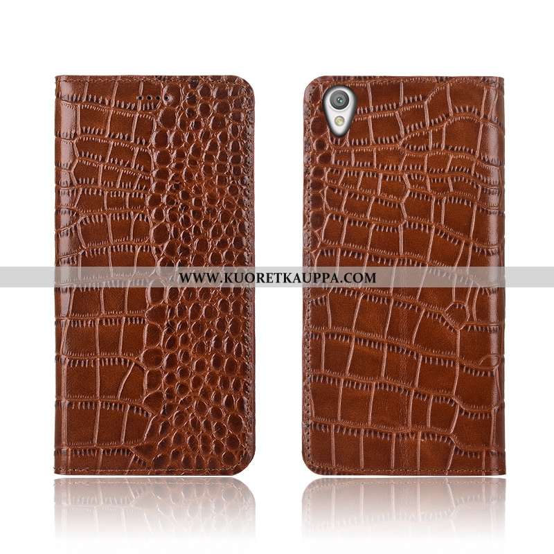 Kuori Sony Xperia L1, Kuoret Sony Xperia L1, Kotelo Sony Xperia L1 Nahkakuori Aito Nahka Pehmeä Nest