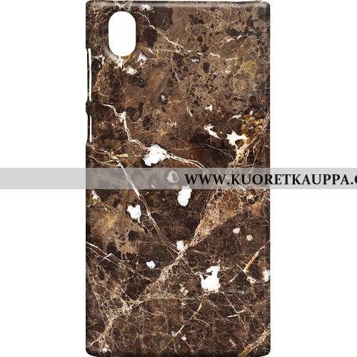 Kuori Sony Xperia L1, Kuoret Sony Xperia L1, Kotelo Sony Xperia L1 Pesty Suede Kukkakuvio L Kova Pin