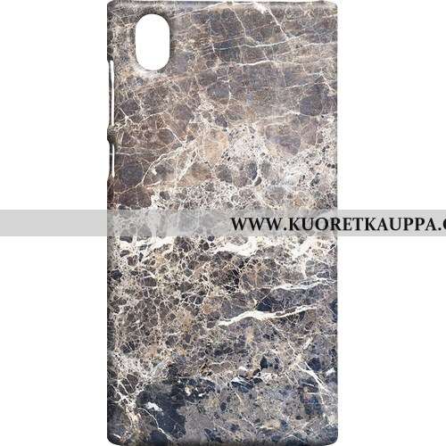 Kuori Sony Xperia L1, Kuoret Sony Xperia L1, Kotelo Sony Xperia L1 Pesty Suede Kukkakuvio L Kova Pin