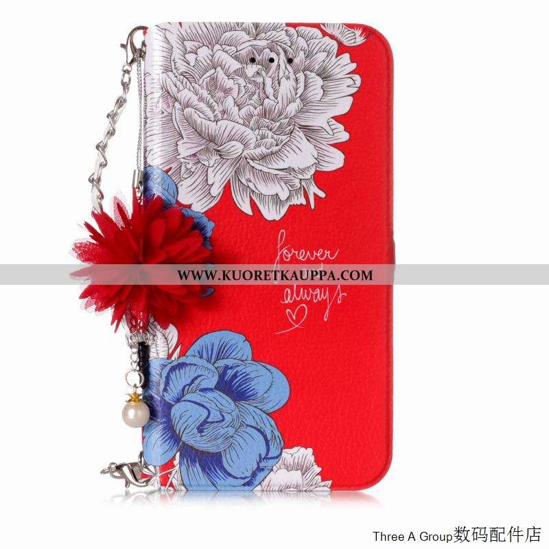 Kuori Sony Xperia L1, Kuoret Sony Xperia L1, Kotelo Sony Xperia L1 Suojaus Nahkakuori Punainen Salkk