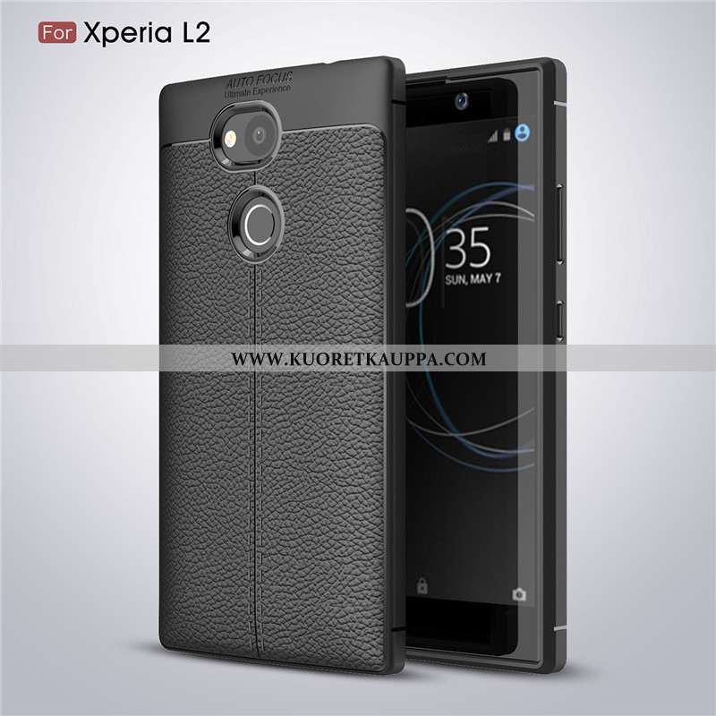 Kuori Sony Xperia L2, Kuoret Sony Xperia L2, Kotelo Sony Xperia L2 Kukkakuvio Pehmeä Neste Punainen 