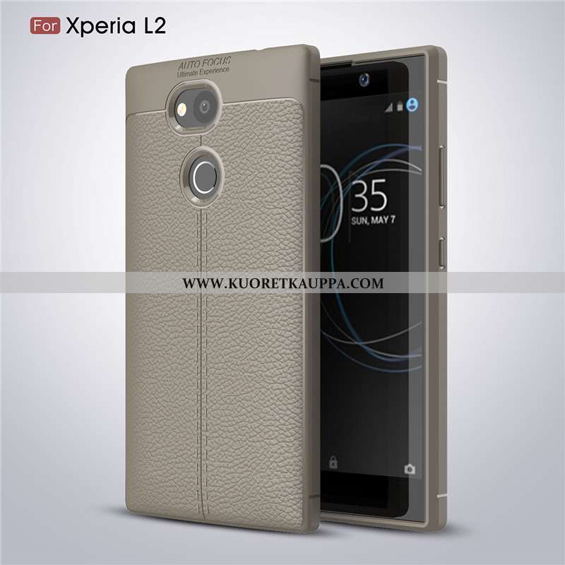 Kuori Sony Xperia L2, Kuoret Sony Xperia L2, Kotelo Sony Xperia L2 Kukkakuvio Pehmeä Neste Punainen 