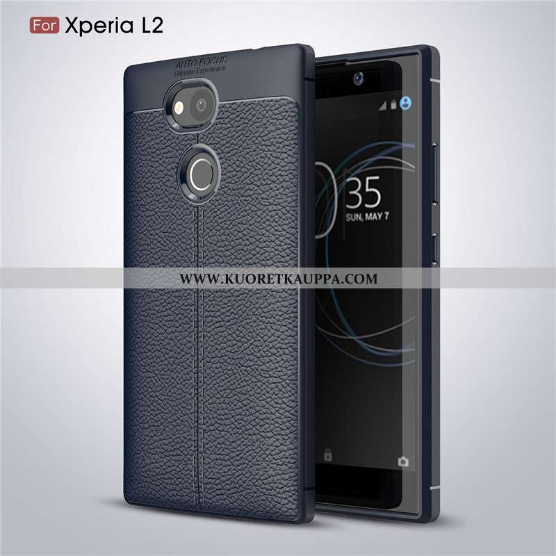 Kuori Sony Xperia L2, Kuoret Sony Xperia L2, Kotelo Sony Xperia L2 Kukkakuvio Pehmeä Neste Punainen 