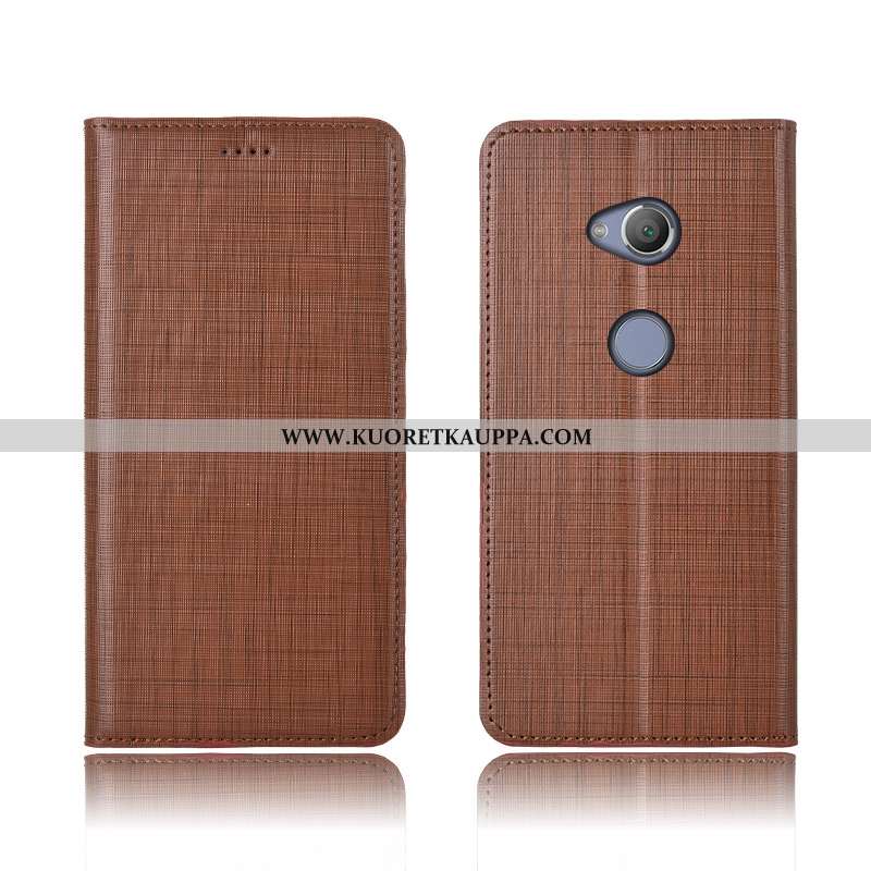 Kuori Sony Xperia L2, Kuoret Sony Xperia L2, Kotelo Sony Xperia L2 Nahkakuori Aito Nahka Pehmeä Nest