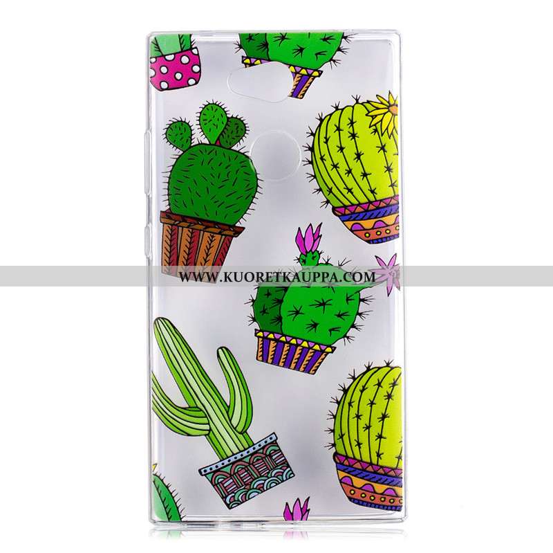 Kuori Sony Xperia L2, Kuoret Sony Xperia L2, Kotelo Sony Xperia L2 Pehmeä Neste Sarjakuva Ihana Vihr