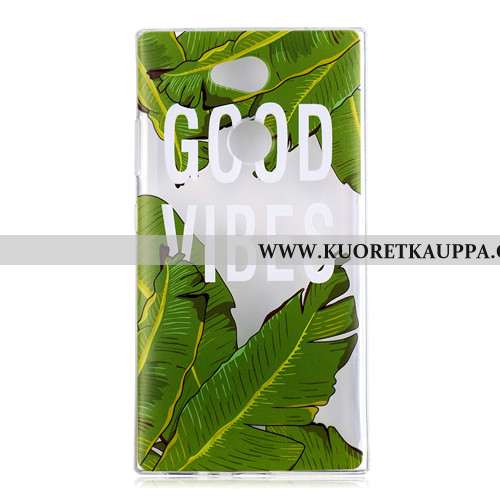 Kuori Sony Xperia L2, Kuoret Sony Xperia L2, Kotelo Sony Xperia L2 Pehmeä Neste Sarjakuva Ihana Vihr