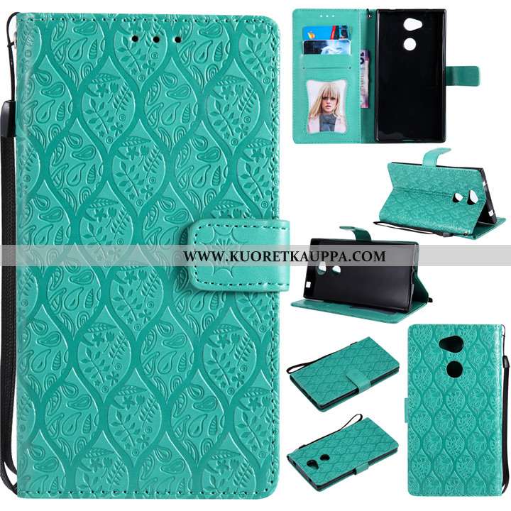 Kuori Sony Xperia L2, Kuoret Sony Xperia L2, Kotelo Sony Xperia L2 Suojaus Nahkakuori Violetti Luova