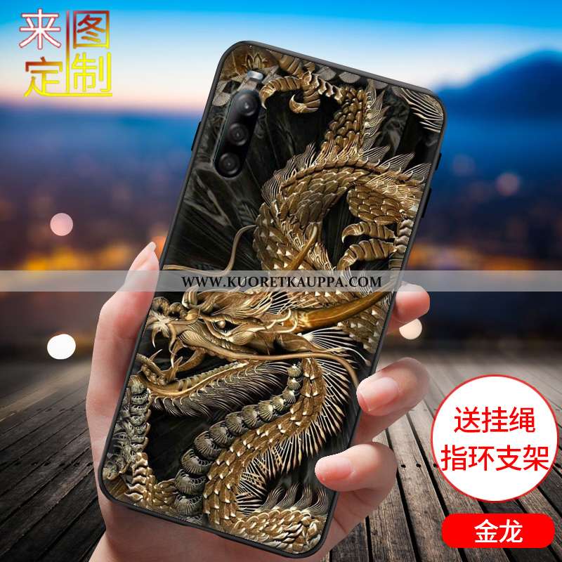 Kuori Sony Xperia L4, Kuoret Sony Xperia L4, Kotelo Sony Xperia L4 Persoonallisuus Suuntaus Musta Al