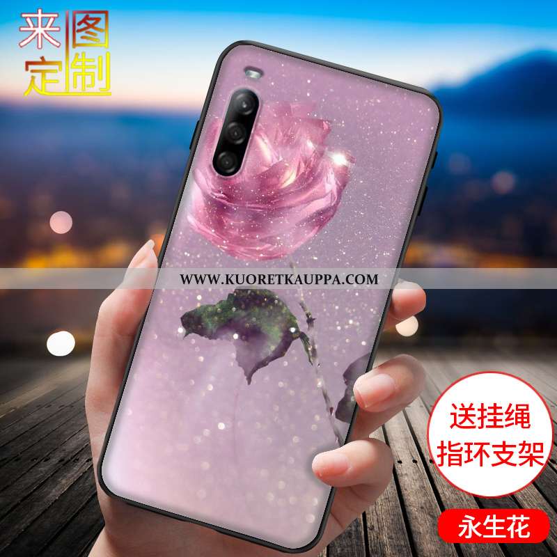 Kuori Sony Xperia L4, Kuoret Sony Xperia L4, Kotelo Sony Xperia L4 Persoonallisuus Suuntaus Musta Al