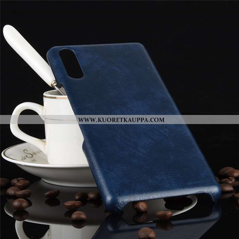 Kuori Sony Xperia L4, Kuoret Sony Xperia L4, Kotelo Sony Xperia L4 Pesty Suede Suojaus Harmaa Kova