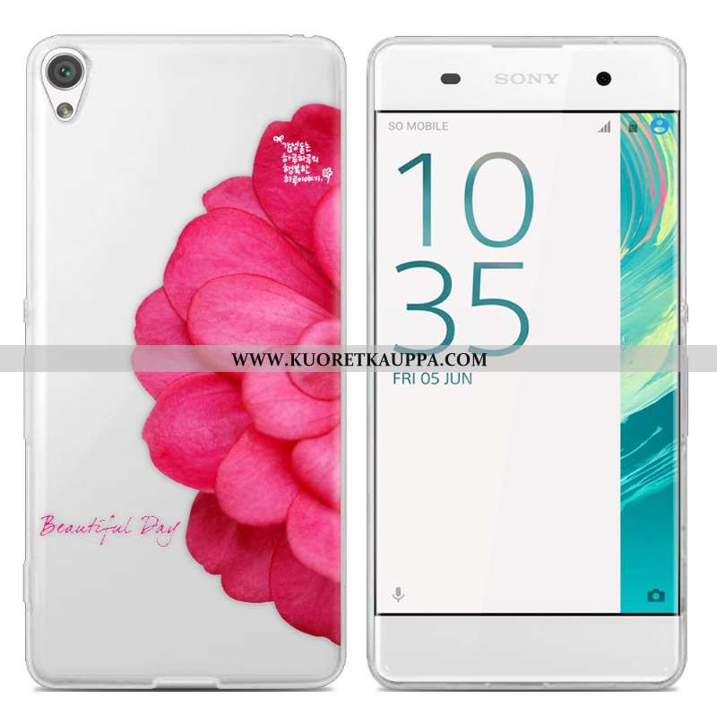 Kuori Sony Xperia Xa, Kuoret Sony Xperia Xa, Kotelo Sony Xperia Xa Läpinäkyvä Luova Jauhe Pinkki