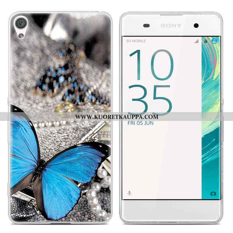 Kuori Sony Xperia Xa, Kuoret Sony Xperia Xa, Kotelo Sony Xperia Xa Läpinäkyvä Luova Jauhe Pinkki