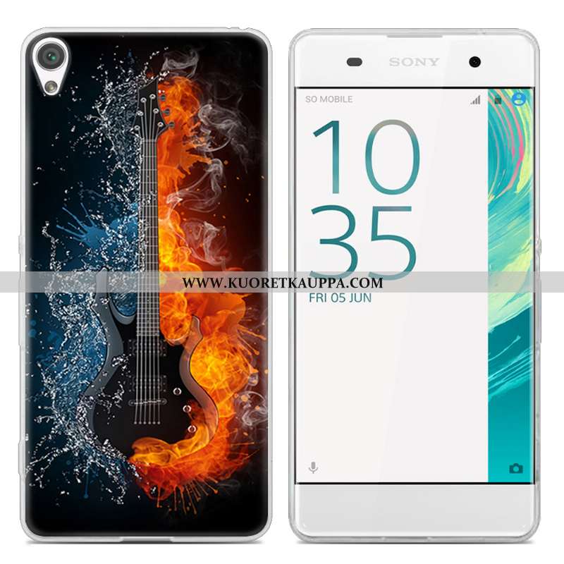 Kuori Sony Xperia Xa, Kuoret Sony Xperia Xa, Kotelo Sony Xperia Xa Läpinäkyvä Luova Jauhe Pinkki