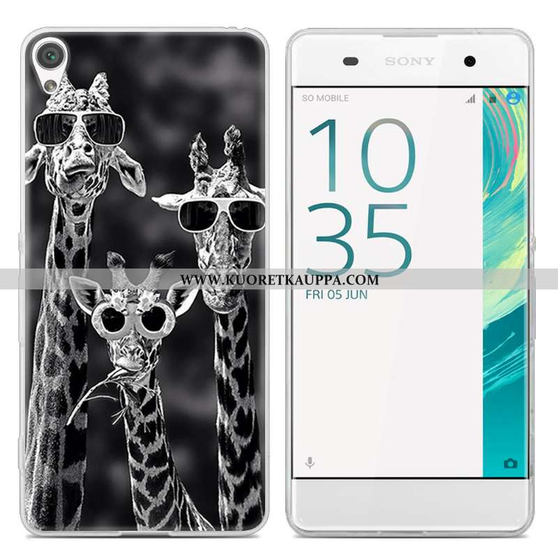 Kuori Sony Xperia Xa, Kuoret Sony Xperia Xa, Kotelo Sony Xperia Xa Läpinäkyvä Luova Jauhe Pinkki