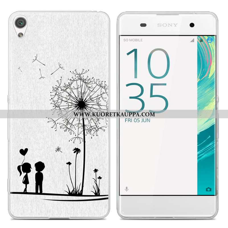 Kuori Sony Xperia Xa, Kuoret Sony Xperia Xa, Kotelo Sony Xperia Xa Läpinäkyvä Luova Jauhe Pinkki