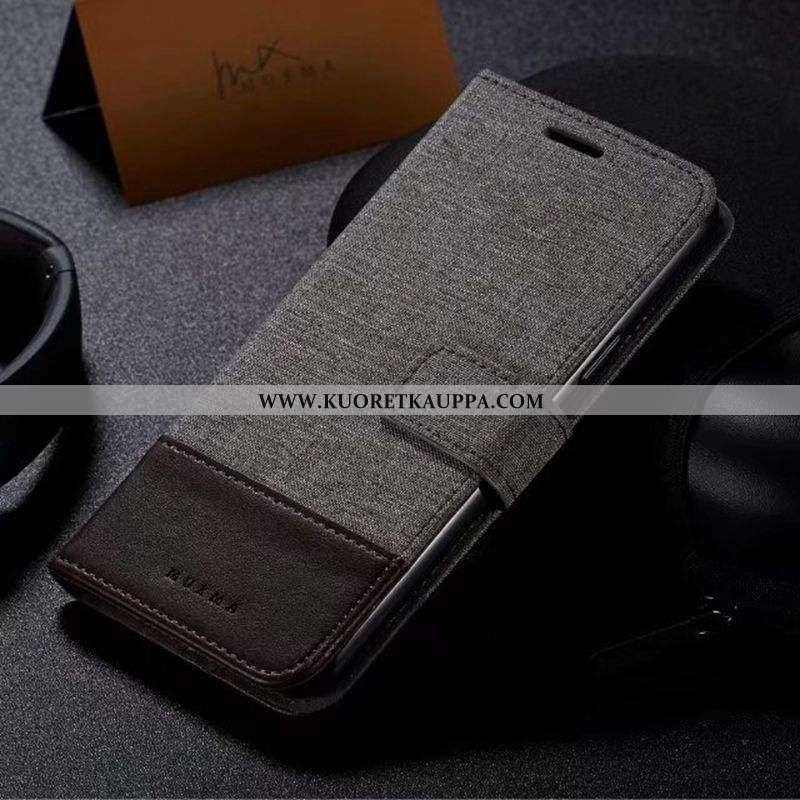 Kuori Sony Xperia Xa, Kuoret Sony Xperia Xa, Kotelo Sony Xperia Xa Nahkakuori Harmaa Puhelimen