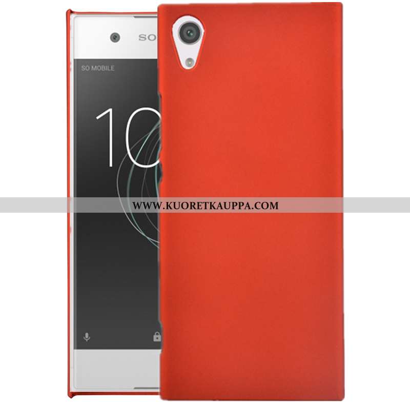 Kuori Sony Xperia Xa, Kuoret Sony Xperia Xa, Kotelo Sony Xperia Xa Suojaus Pesty Suede Punainen Kova