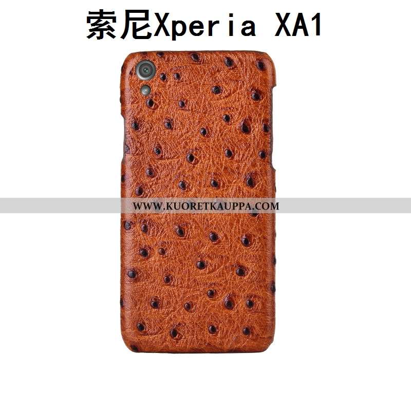 Kuori Sony Xperia Xa1, Kuoret Sony Xperia Xa1, Kotelo Sony Xperia Xa1 Aito Nahka Kukkakuvio Puhelime