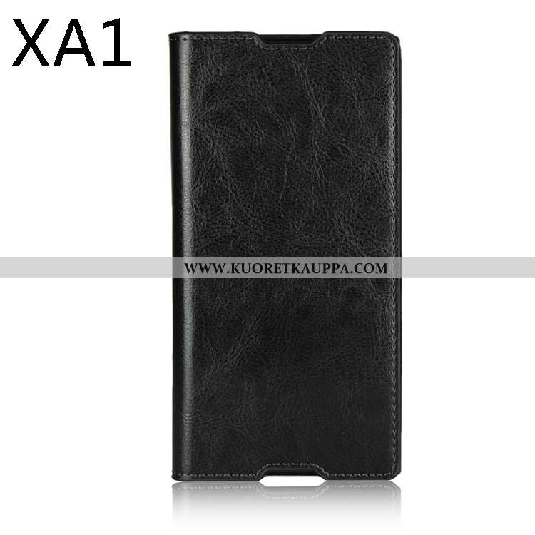 Kuori Sony Xperia Xa1, Kuoret Sony Xperia Xa1, Kotelo Sony Xperia Xa1 Aito Nahka Nahkakuori Puhelime