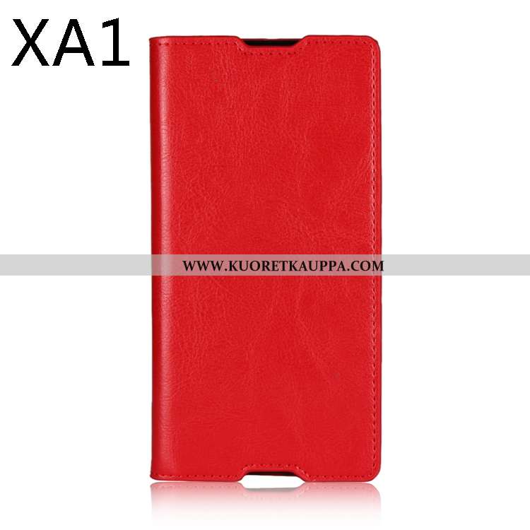 Kuori Sony Xperia Xa1, Kuoret Sony Xperia Xa1, Kotelo Sony Xperia Xa1 Aito Nahka Nahkakuori Puhelime