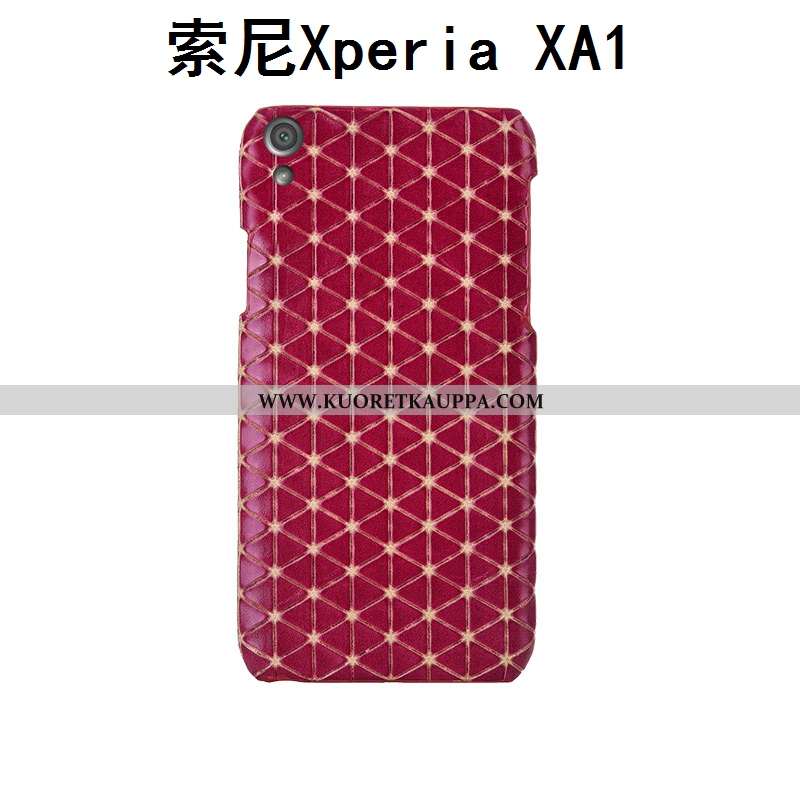 Kuori Sony Xperia Xa1, Kuoret Sony Xperia Xa1, Kotelo Sony Xperia Xa1 Luova Aito Nahka Muokata Pleed