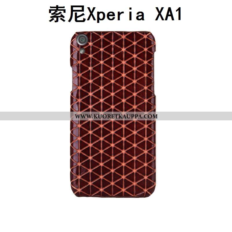 Kuori Sony Xperia Xa1, Kuoret Sony Xperia Xa1, Kotelo Sony Xperia Xa1 Luova Aito Nahka Muokata Pleed