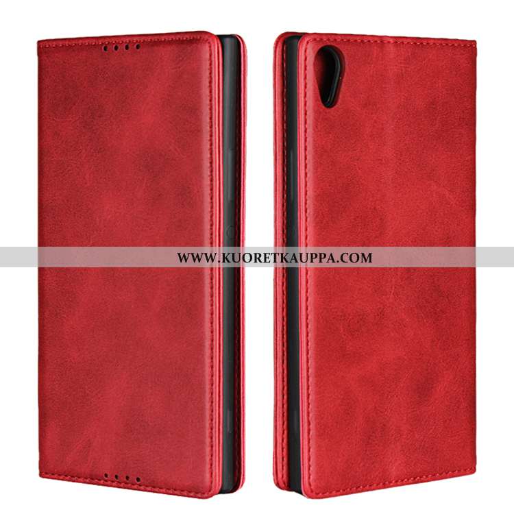 Kuori Sony Xperia Xa1, Kuoret Sony Xperia Xa1, Kotelo Sony Xperia Xa1 Nahkakuori Aito Nahka Puhelime