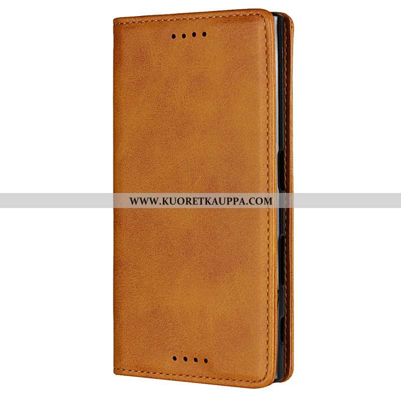 Kuori Sony Xperia Xa1, Kuoret Sony Xperia Xa1, Kotelo Sony Xperia Xa1 Nahkakuori Pehmeä Neste Musta 