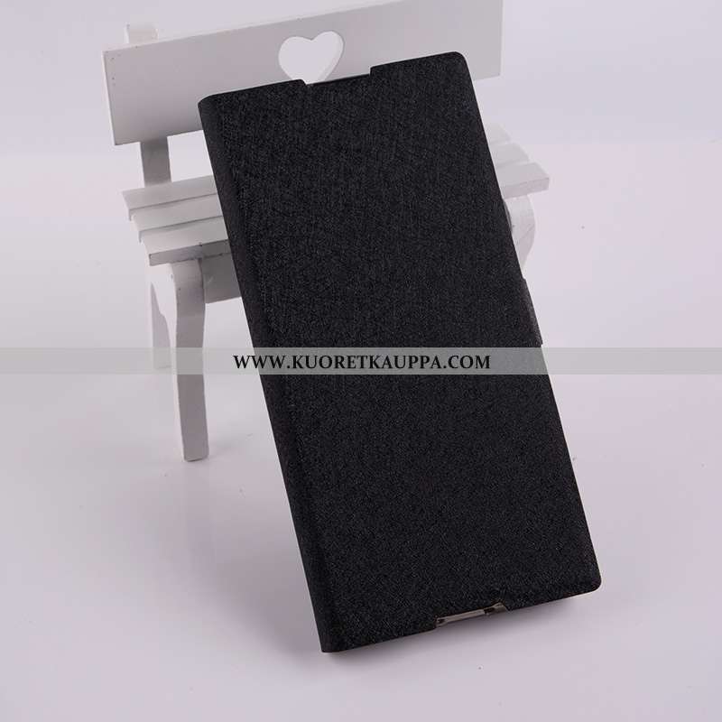 Kuori Sony Xperia Xa1, Kuoret Sony Xperia Xa1, Kotelo Sony Xperia Xa1 Nahkakuori Puhelimen Sininen