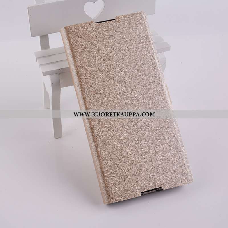 Kuori Sony Xperia Xa1, Kuoret Sony Xperia Xa1, Kotelo Sony Xperia Xa1 Nahkakuori Puhelimen Sininen