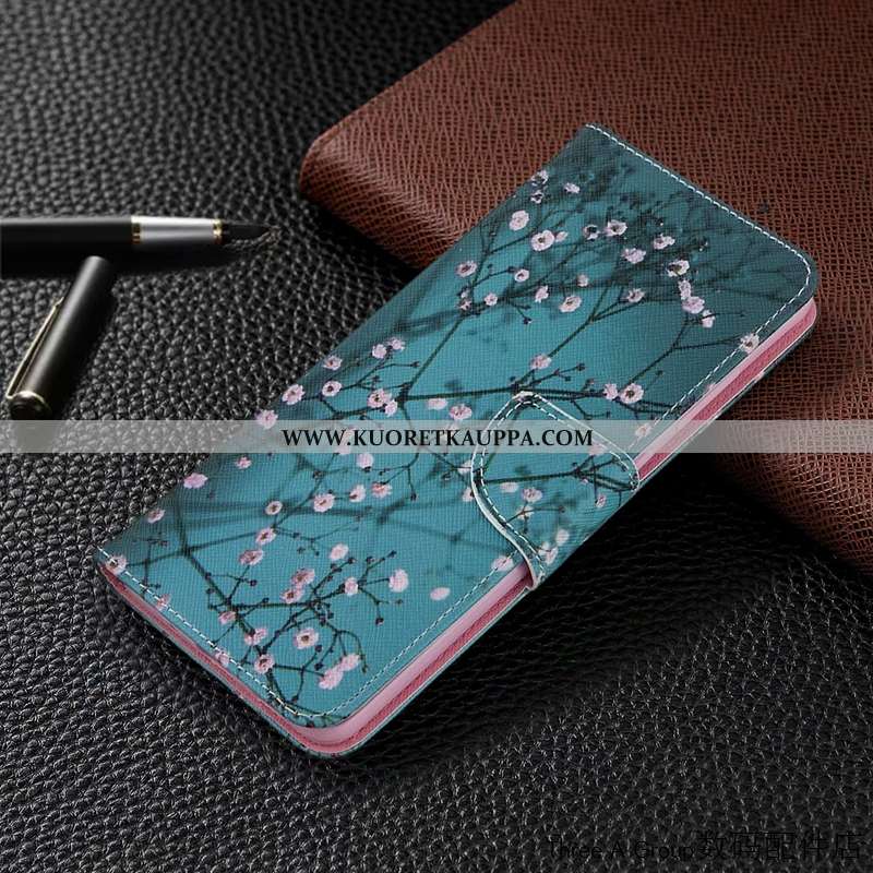 Kuori Sony Xperia Xa1, Kuoret Sony Xperia Xa1, Kotelo Sony Xperia Xa1 Nahkakuori Suojaus Sininen