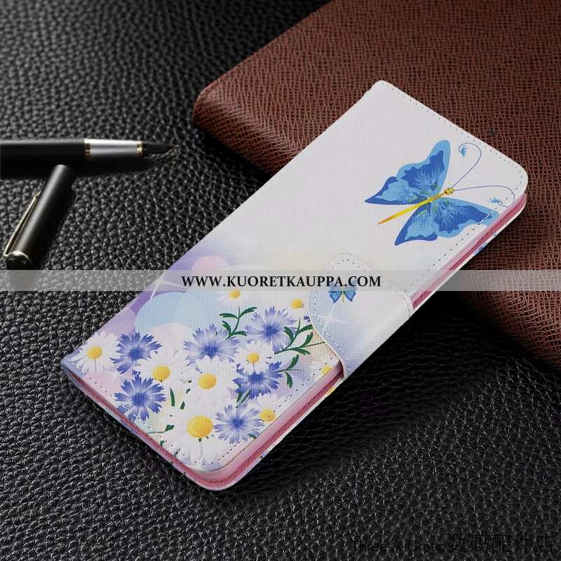 Kuori Sony Xperia Xa1, Kuoret Sony Xperia Xa1, Kotelo Sony Xperia Xa1 Nahkakuori Suojaus Sininen