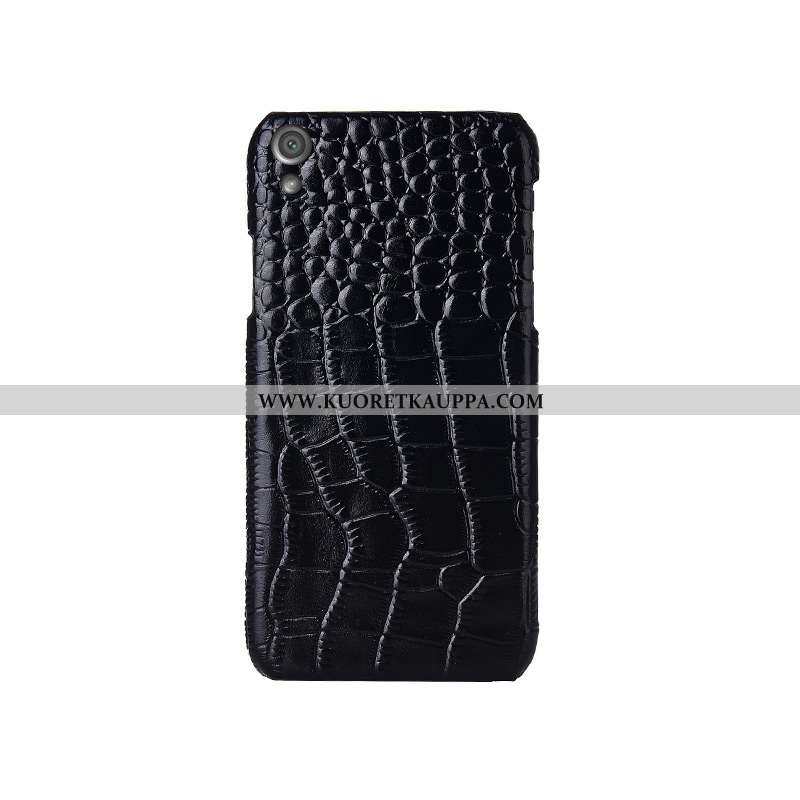 Kuori Sony Xperia Xa1 Plus, Kuoret Sony Xperia Xa1 Plus, Kotelo Sony Xperia Xa1 Plus Nahka Kukkakuvi