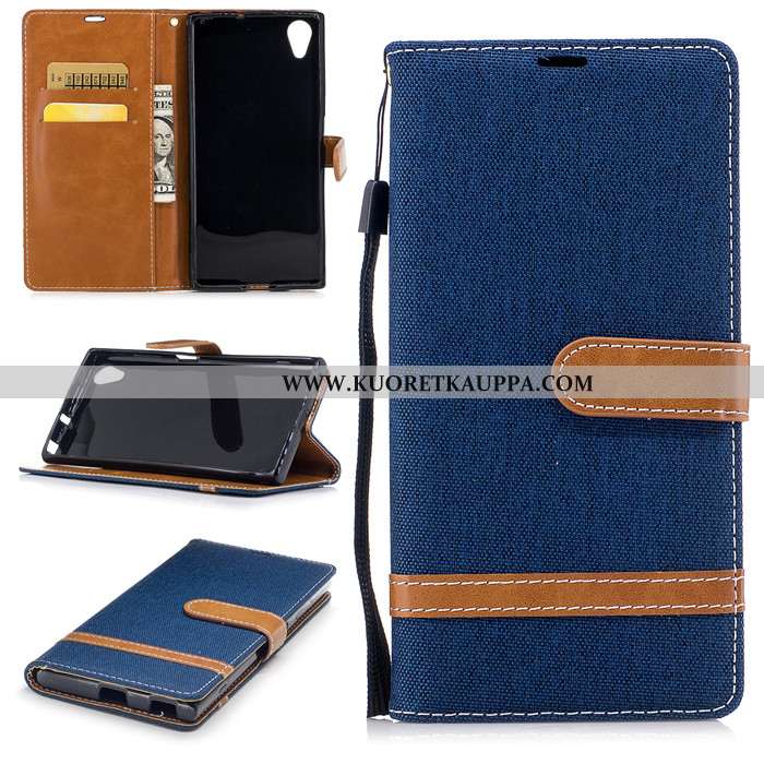 Kuori Sony Xperia Xa1 Plus, Kuoret Sony Xperia Xa1 Plus, Kotelo Sony Xperia Xa1 Plus Nahkakuori Sili