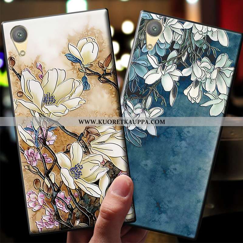 Kuori Sony Xperia Xa1 Plus, Kuoret Sony Xperia Xa1 Plus, Kotelo Sony Xperia Xa1 Plus Pesty Suede Sar