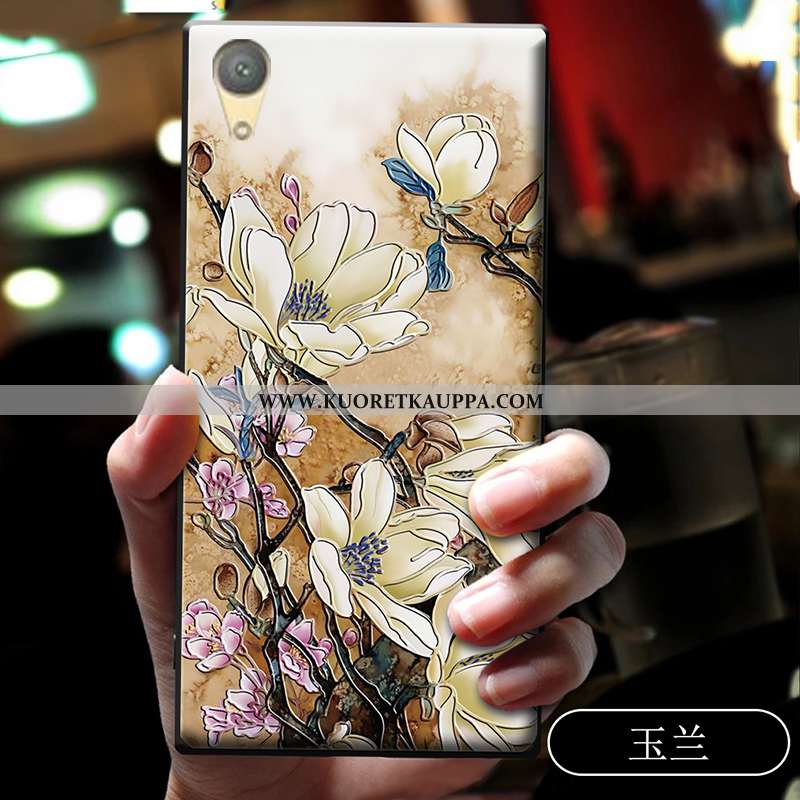 Kuori Sony Xperia Xa1 Plus, Kuoret Sony Xperia Xa1 Plus, Kotelo Sony Xperia Xa1 Plus Pesty Suede Sar