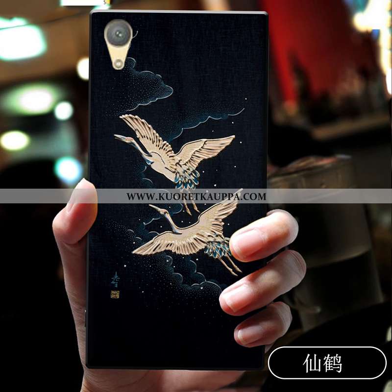 Kuori Sony Xperia Xa1 Plus, Kuoret Sony Xperia Xa1 Plus, Kotelo Sony Xperia Xa1 Plus Pesty Suede Sar