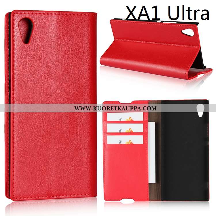 Kuori Sony Xperia Xa1 Ultra, Kuoret Sony Xperia Xa1 Ultra, Kotelo Sony Xperia Xa1 Ultra Nahkakuori A