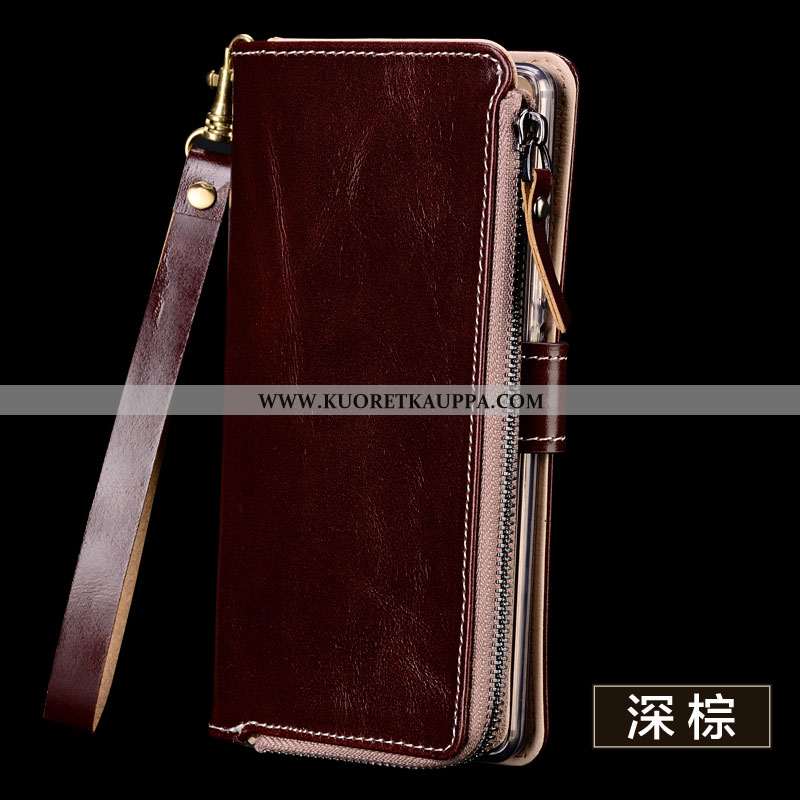 Kuori Sony Xperia Xa1 Ultra, Kuoret Sony Xperia Xa1 Ultra, Kotelo Sony Xperia Xa1 Ultra Nahkakuori A