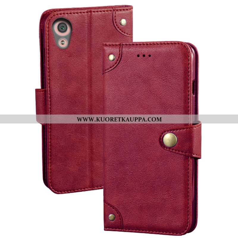 Kuori Sony Xperia Xa1 Ultra, Kuoret Sony Xperia Xa1 Ultra, Kotelo Sony Xperia Xa1 Ultra Nahkakuori S