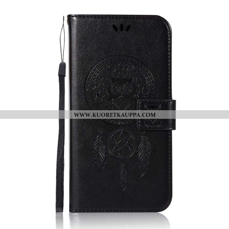 Kuori Sony Xperia Xa2, Kuoret Sony Xperia Xa2, Kotelo Sony Xperia Xa2 Kukkakuvio Nahkakuori Kissa Pu