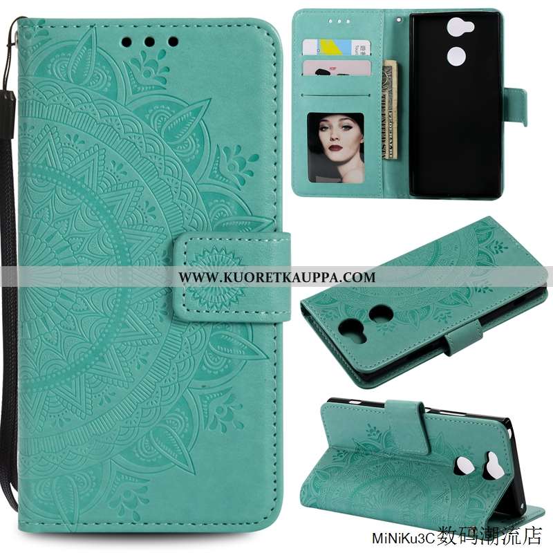 Kuori Sony Xperia Xa2, Kuoret Sony Xperia Xa2, Kotelo Sony Xperia Xa2 Nahkakuori Suojaus Murtumaton 