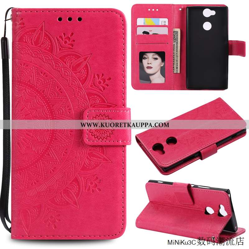 Kuori Sony Xperia Xa2, Kuoret Sony Xperia Xa2, Kotelo Sony Xperia Xa2 Nahkakuori Suojaus Murtumaton 