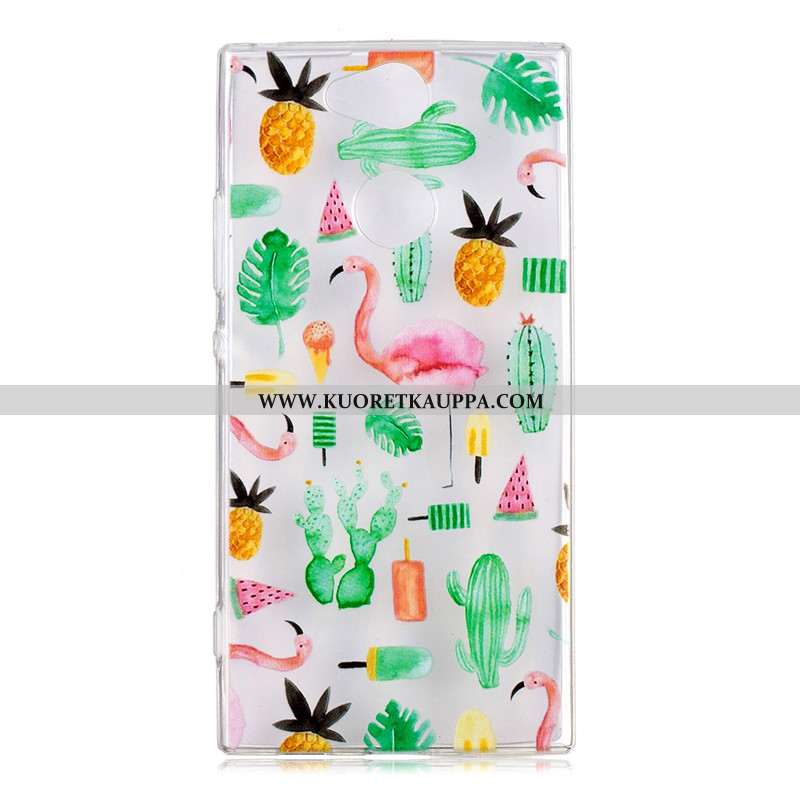 Kuori Sony Xperia Xa2, Kuoret Sony Xperia Xa2, Kotelo Sony Xperia Xa2 Pehmeä Neste Läpinäkyvä Vihreä