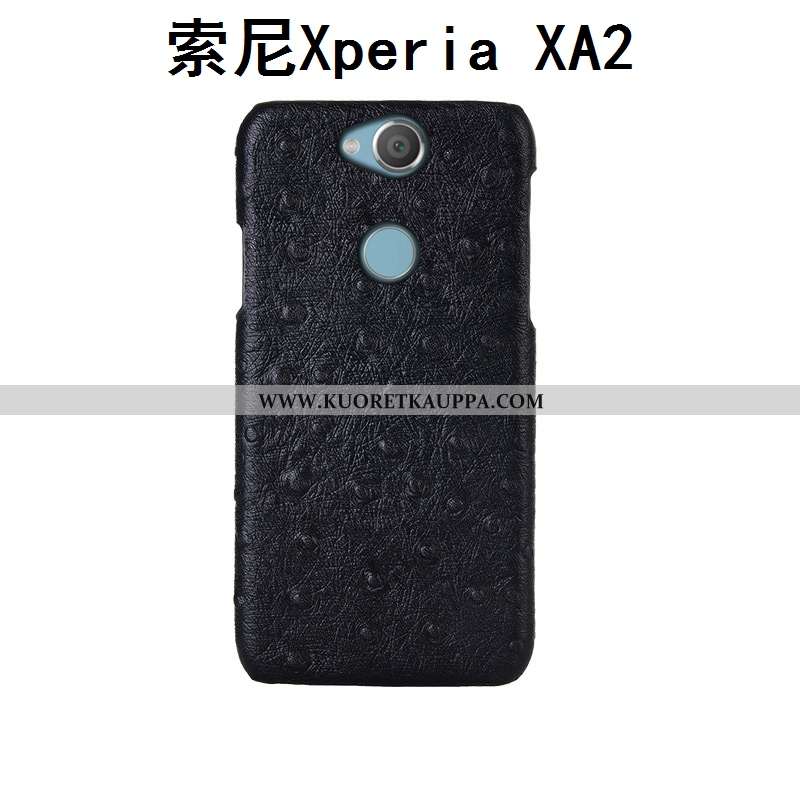 Kuori Sony Xperia Xa2, Kuoret Sony Xperia Xa2, Kotelo Sony Xperia Xa2 Ylellisyys Aito Nahka Murtumat